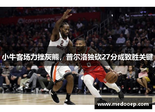 小牛客场力挫灰熊，普尔洛独砍27分成致胜关键